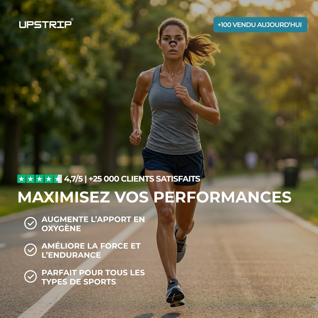 Bandes Nasales UpStrip® - Respirez mieux