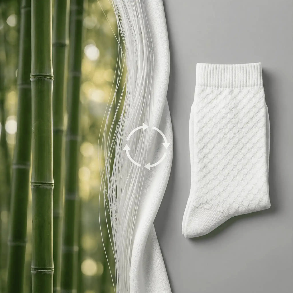 CHAUSSETTES UPSTRIP MI-HAUTES EN FIBRE DE BAMBOU PREMIUM